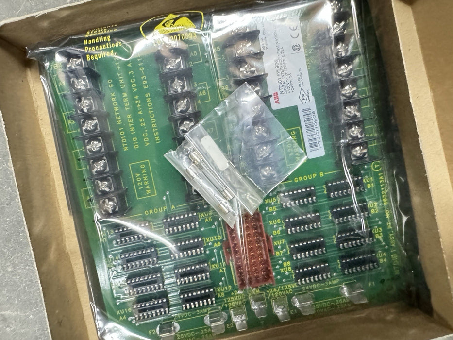 NUEVA UNIDAD DE TERMINACIÓN ABB NTDI01 / TARJETA BAILEY INFI-90