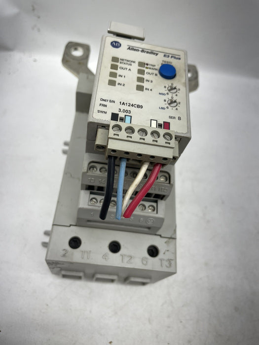 592-EC2ED SERIES B ALLEN BRADLEY E3 PLUS OVERLOAD RELAY 592EC2ED /B 18-90A