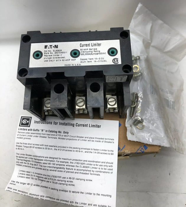 EATON EL3050R BARU PENGHAD SEMASA UNTUK 50 AMP MCP BREAKERS GAYA NO. 2607D43G11