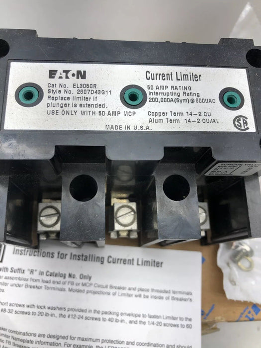 EATON EL3050R BARU PENGHAD SEMASA UNTUK 50 AMP MCP BREAKERS GAYA NO. 2607D43G11