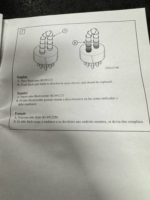 Luz estroboscópica Federal Signal 151XST-120R para áreas peligrosas, roja, 120 V CA