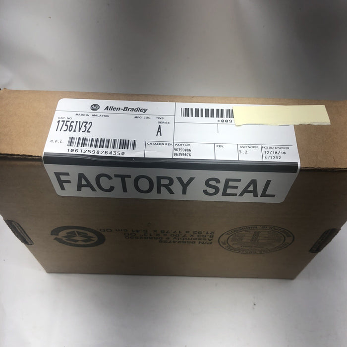 Módulo de entrada de abastecimiento ControlLogix 1756IV32 ALLEN-BRADLEY 1756-IV32 NUEVO Y SELLADO