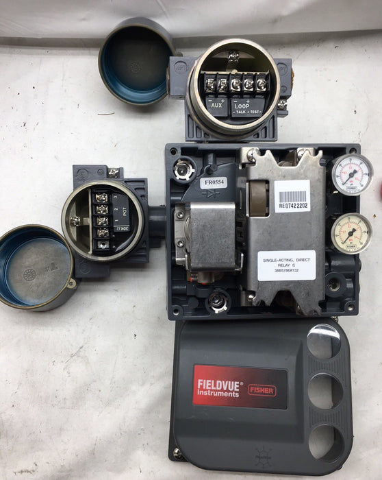 Fisher BARU FIELDVUE DVC6005 PNEUMATIC VALVE POSITIONER 4-20ma INPUT PT-PT NNB