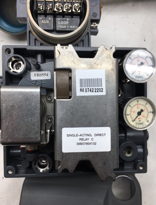 Fisher BARU FIELDVUE DVC6005 PNEUMATIC VALVE POSITIONER 4-20ma INPUT PT-PT NNB
