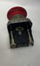 Allen Bradley 800T-D Botón pulsador de cabeza roja 1 NC Rojo FALTAN ARANDELAS Y TUERCA