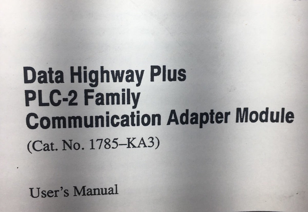 NUEVO MÓDULO ADAPTADOR DE COMUNICACIONES DH PLUS PLC-2 1785-KA3 DH+ PLC-2 INTFC SERIE A REV D