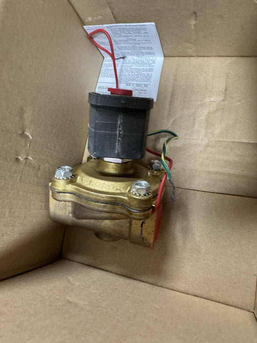 VÁLVULA SOLENOIDE A PRUEBA DE EXPLOSIONES EF8210G054 NUEVA ASCO REDHAT DE 120 V, 2 VÍAS, 1" NC