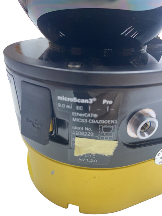 SICK MICS3-CBAZ90EN1P01 microScan3 Pro-EtherCAT SAFETY LASER SCANNER 1108229