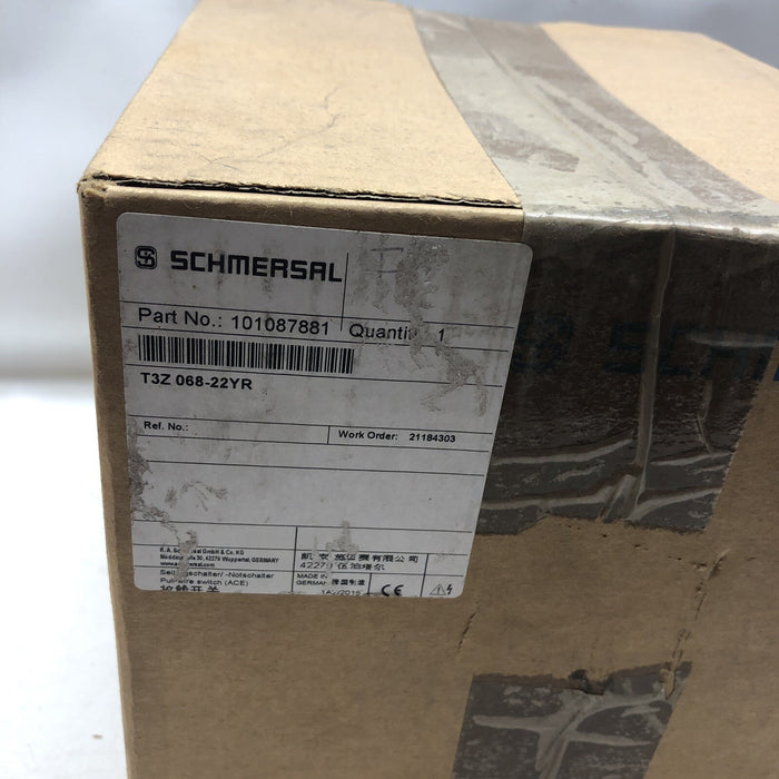 NUEVO SELLADO SCHMERSAL T3Z068-22YR / 101087881 PARADA DE EMERGENCIA T3Z 068-22YR