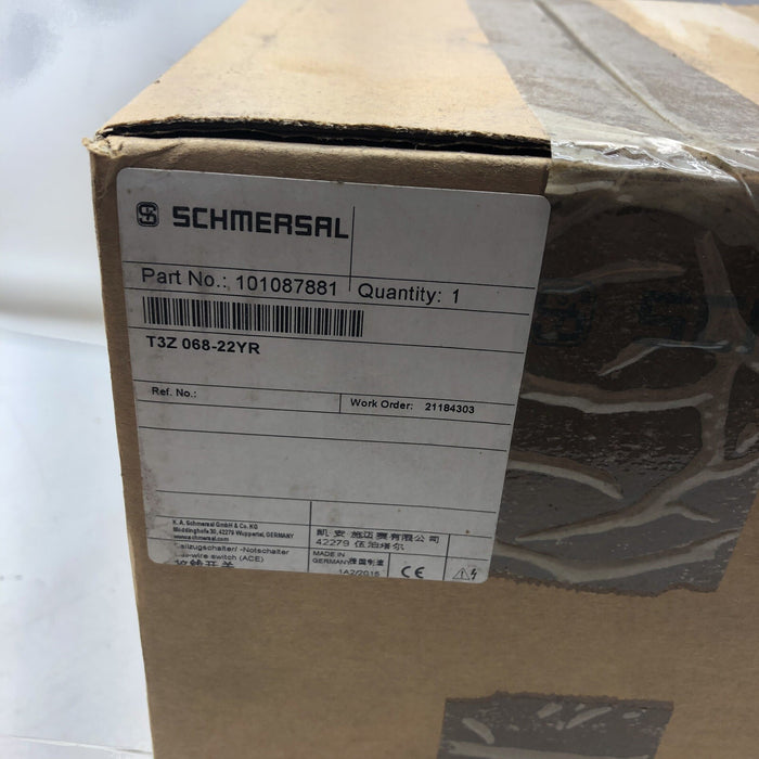 NUEVO SELLADO SCHMERSAL T3Z068-22YR / 101087881 PARADA DE EMERGENCIA T3Z 068-22YR