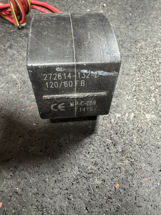 272614-132-D BARU ASCO REDHAT 120V SOLENOID COIL 6.1 WATTS