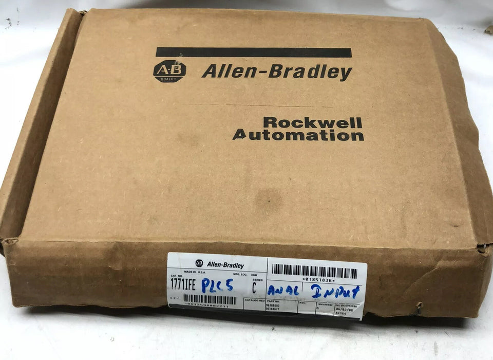 Módulo de entrada analógica PLC-5 1771-IFE C Nuevo en caja Allen Bradley 1771-lFE/C 2008