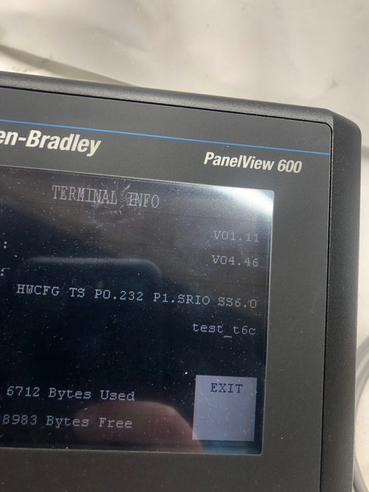 NUEVO 2711-T6C1L1 Allen-Bradley 2711 PanelView 600 HMI RIO E/S REMOTAS 2711-T