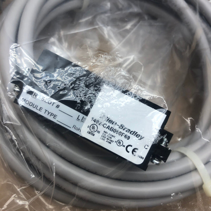 NUEVO 1492-CAB050F69 ALLEN BRADLEY 1492CAB050F69 1769-IA8I CABLE DIGITAL PRECABLEADO