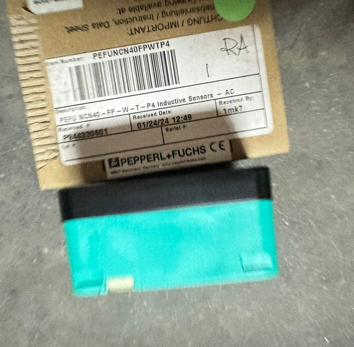 PEFU NCN40-FP-WT-P4 NUEVO INTERRUPTOR DE PROXIMIDAD PEPPERL&amp;FUCHS PEFUNC NCN40