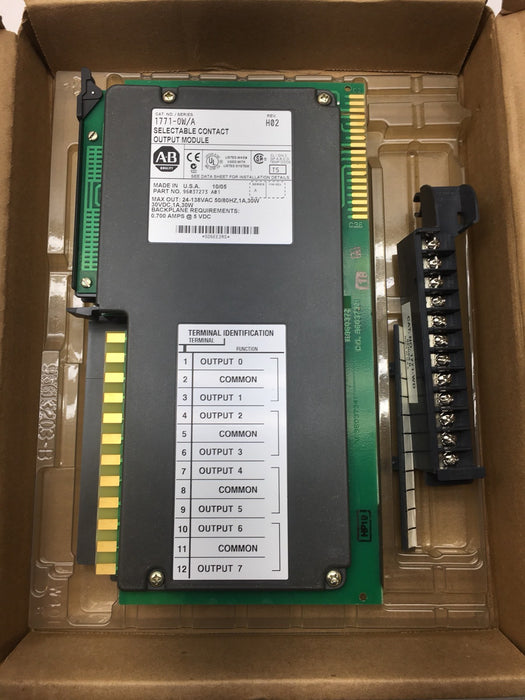 MÓDULO DE SALIDA ALLEN BRADLEY 1771-OW SER A NUEVO EN CAJA 1771OW NIB