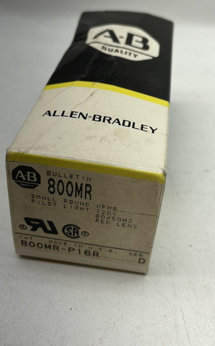 Baharu Dalam Kotak Allen Bradley 800MR-P16R SER D PILOT LIGHT KECIL CAP MERAH 120VAC XFMER