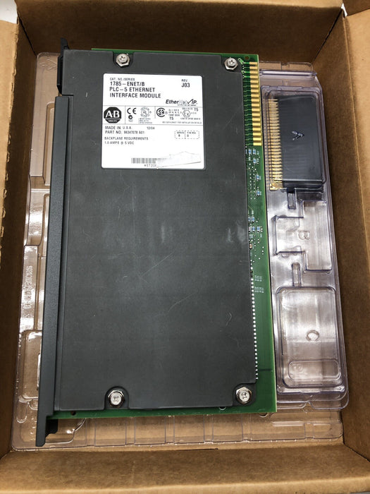 Kad Ethernet Allen-Bradley 1785-ENET BARU Siri B 1785ENET NIB 1785ENET/B ENET