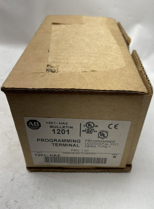 NUEVA TERMINAL DE PROGRAMACIÓN 1201-HA2 AB HIM ALLEN BRADLEY NIB ROCKWELL