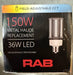 RAB CORN COBB LED BALLAST BYPASS LAMP 36W REPLACES 150W HALIDE/SODIUM 277-480V