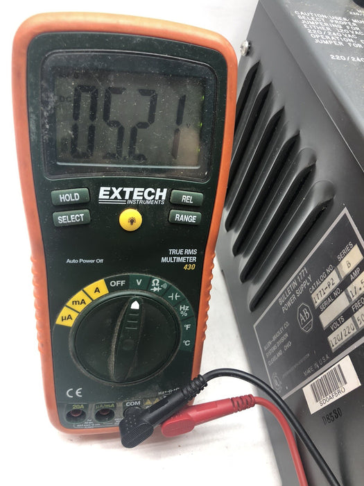 FALTA EL FUSIBLE Y LA TAPA DEL PORTAFUSIBLE 1771-P2 FUENTE DE ALIMENTACIÓN 120/240 VCA 1771 1771P2