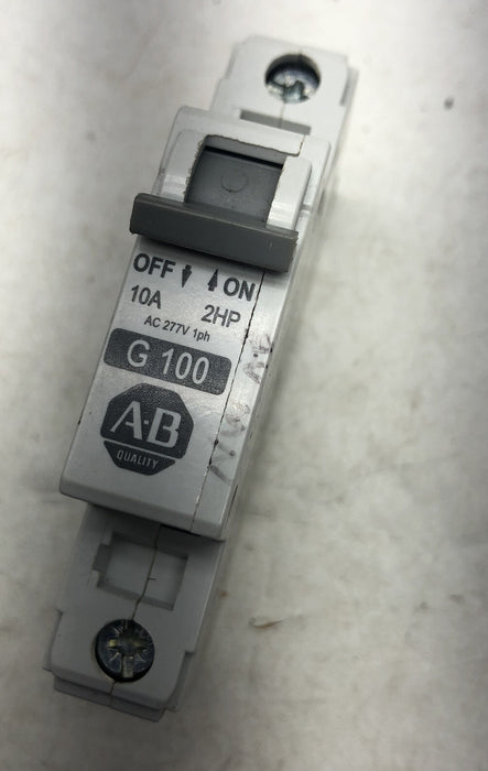 LOTE DE 6 CONTROLADORES DE MOTOR MANUAL ALLEN BRADLEY 1491-CB1 DE 2 HP Y 10 A G 100