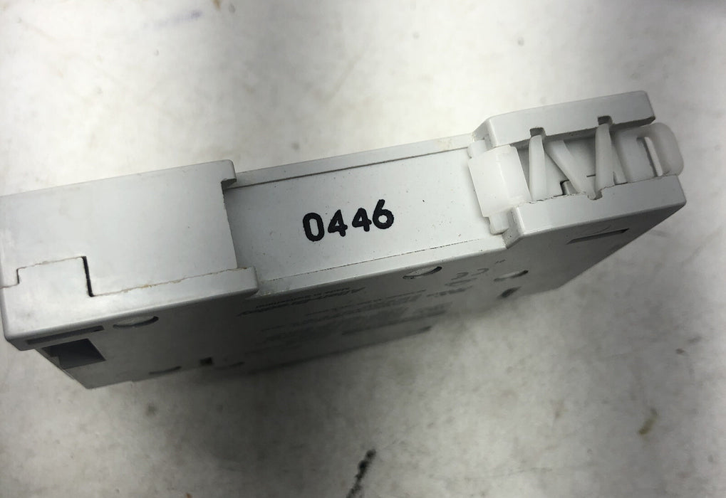 LOTE DE 6 CONTROLADORES DE MOTOR MANUAL ALLEN BRADLEY 1491-CB1 DE 2 HP Y 10 A G 100