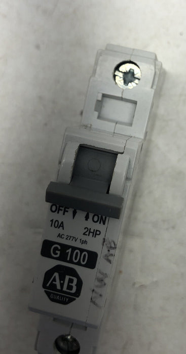 LOTE DE 6 CONTROLADORES DE MOTOR MANUAL ALLEN BRADLEY 1491-CB1 DE 2 HP Y 10 A G 100