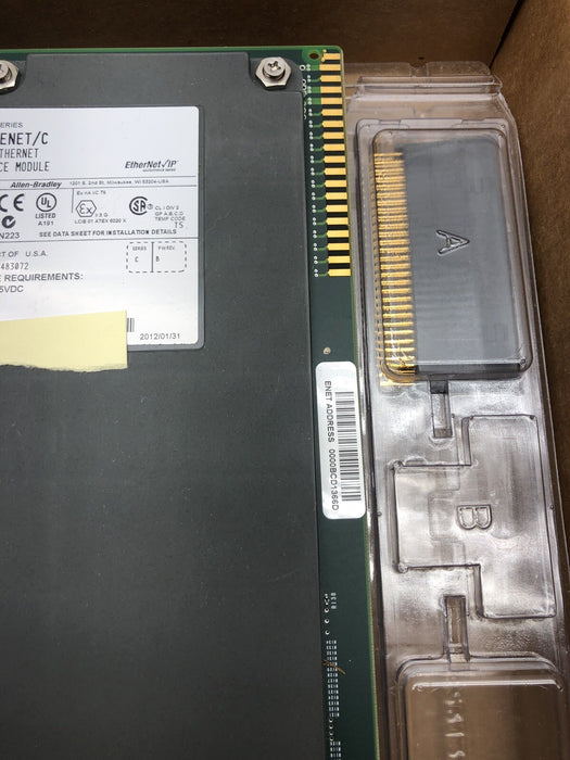 BARU Allen-Bradley 1785-ENET C Siri C 1785ENET/C ETHERNET SIDE CARD PLC-5 PLC/5