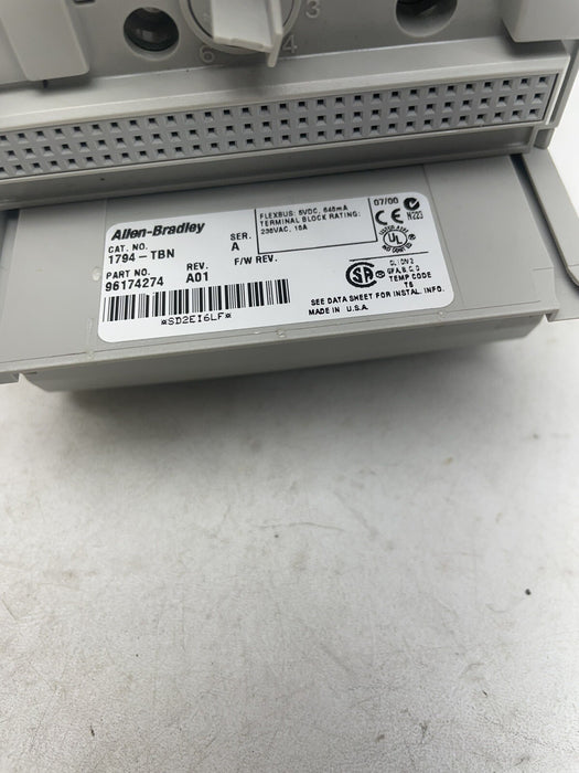 Allen Bradley 1794-TBN/A 1794TBN E/S flexible