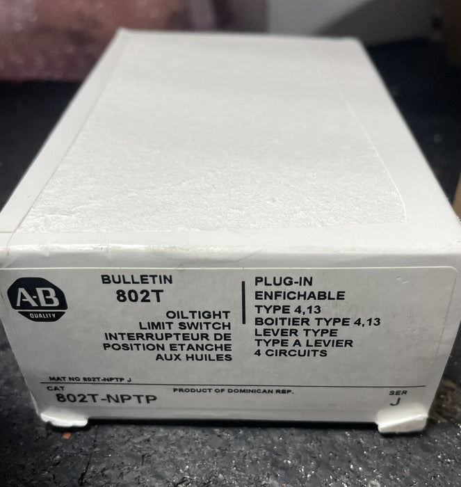 Suis Had 802T-NPTP 2022 Jenama Allen Bradley 802T-NPTP /J