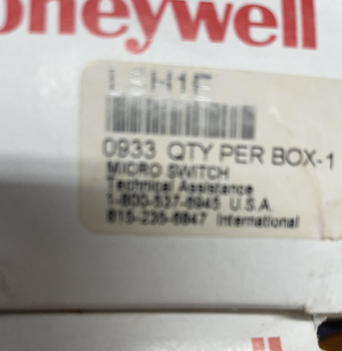 LSH1E NUEVO MICROINTERRUPTOR HONEYWELL 1 NA Y 1 NC CONTACTOS DORADOS LÍMITE DE FIN DE CARRERA ROTATIVO LATERAL