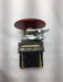 Botón pulsador Allen Bradley 800T-D6LQD2 con cabeza de hongo jumbo, 1 NC, pestaña de bloqueo roja