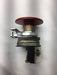 Botón pulsador Allen Bradley 800T-D6LQD2 con cabeza de hongo jumbo, 1 NC, pestaña de bloqueo roja