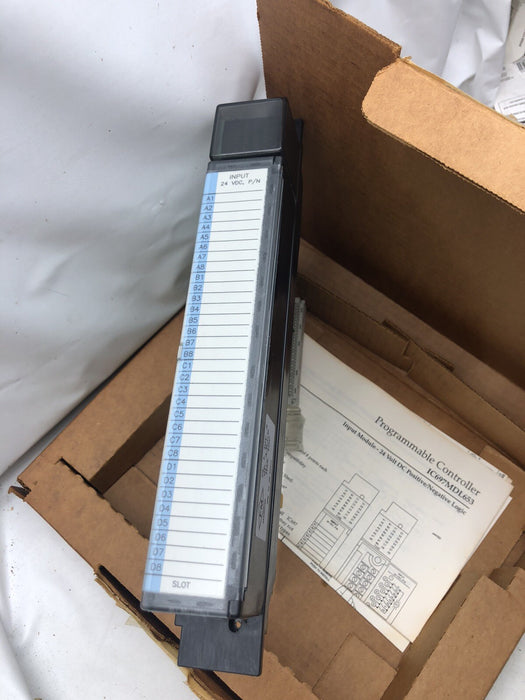 GE FANUC IC697MDL653D SERIE 90-70 ENTRADA LÓGICA DISCRETA MDL 24 VCC 32 PUNTOS POS/NEG