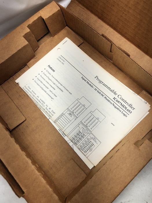 GE FANUC IC697MDL653D SERIE 90-70 ENTRADA LÓGICA DISCRETA MDL 24 VCC 32 PUNTOS POS/NEG