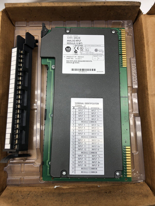 Nuevo PLC-5 analógico 1771-IFE Allen Bradley 2012 SER C