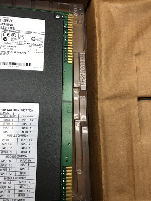 Nuevo PLC-5 analógico 1771-IFE Allen Bradley 2012 SER C