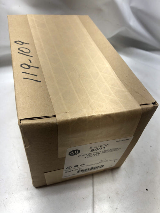 NUEVA ESTACIÓN DE CONTROL ALLEN BRADLEY SELLADA 800T-3TD APERTURA CIERRE PARADA PUERTA ETC.