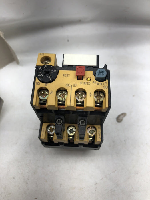 RELÉ DE SOBRECARGA BIMETÁLICO ALLEN BRADLEY 193-BSB16, NUEVO, AJUSTABLE, 1,0-1,6 A, PIEZAS NEGRAS