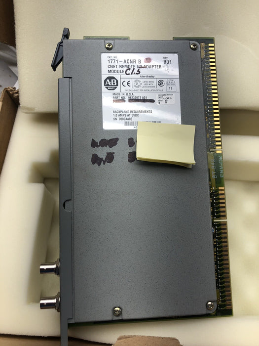 PLC-5 1771-ACNR15 Adaptador de E/S Controlnet de ALLEN BRADLEY 1771-ACNR15/B 1771