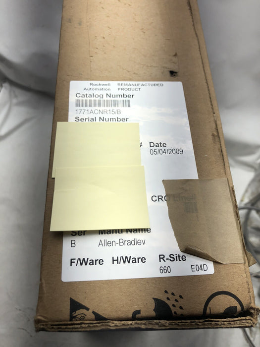 PLC-5 1771-ACNR15 Adaptador de E/S Controlnet de ALLEN BRADLEY 1771-ACNR15/B 1771