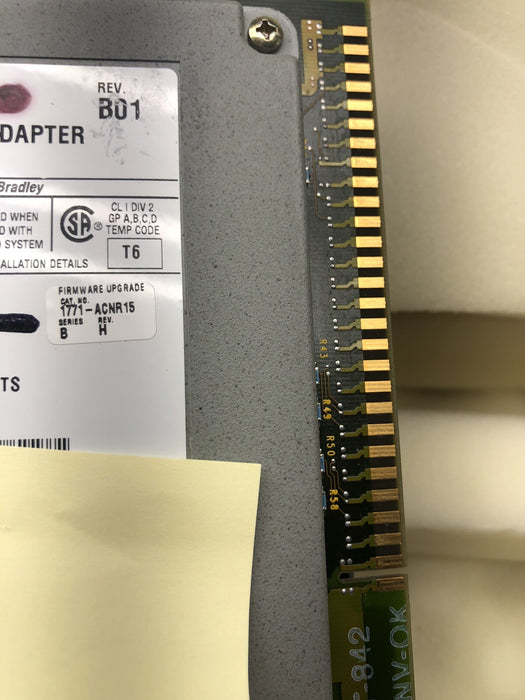 PLC-5 1771-ACNR15 Adaptador de E/S Controlnet de ALLEN BRADLEY 1771-ACNR15/B 1771