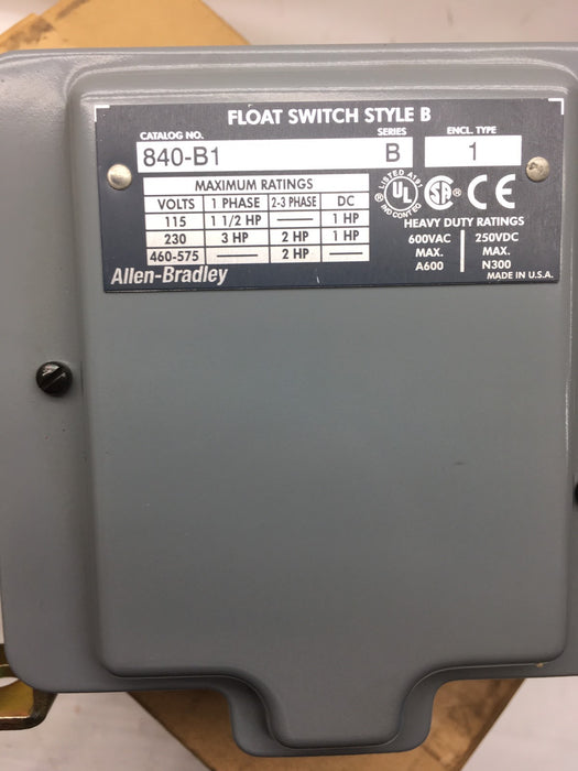 840-B1 Baharu Dalam Kotak Allen Bradley 840B1 AB 840 B1 Suis Terapung NIB