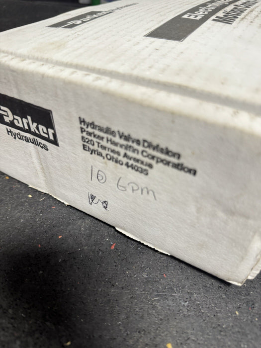 BD15BJJVD10 PARKER TWO STAGE SERVO VALVE 801234-BJJ-VR 10GPM 30/30ma BD15 3.5VDC