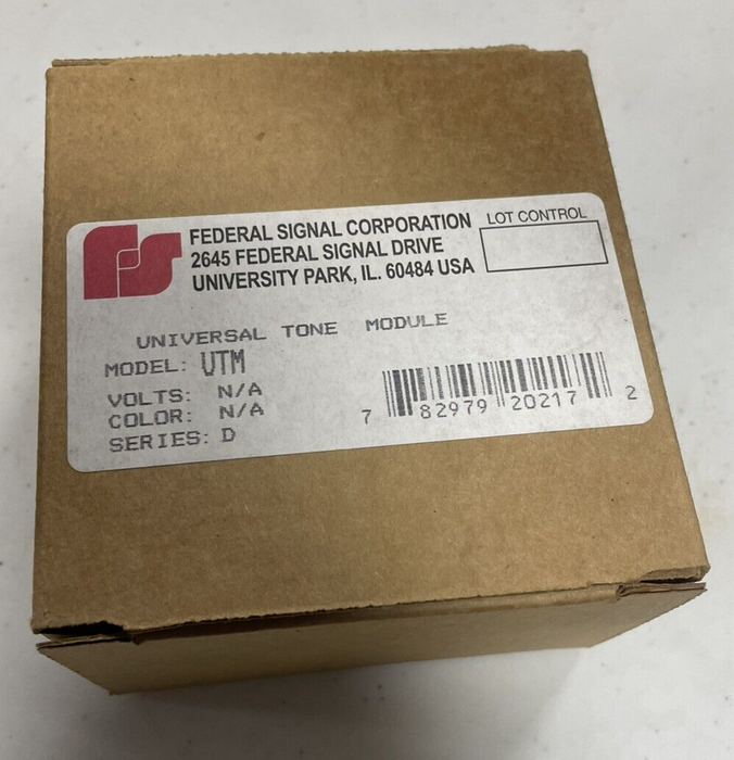 NUEVO MÓDULO DE TONO UNIVERSAL UTM SELLADO DE FEDERAL SIGNAL UTM SERIE D 1N894