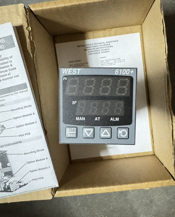 P6101 WEST 6101 2210002 PENGAWAL RTD INPUT Relay OUTPUT NIB P6101Z2210002 PID