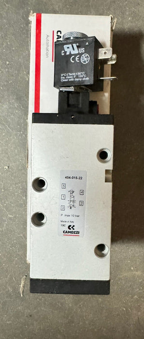 NUEVA VÁLVULA SOLENOIDE CAMOZZI N.° DE PIEZA 1096451 DESC 454-015-22-U7K 45401522U7K U7K