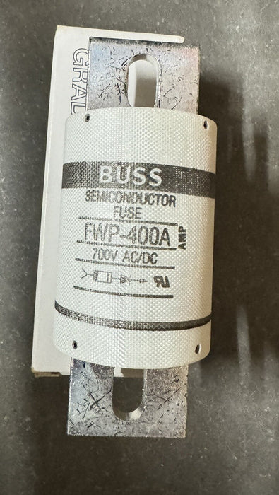 FWP-400A 1 NUEVO FUSIBLE SEMICONDUCTOR DE 400 A Y 700 VOLTIOS CA/CC CON PUNTA DE BUSS
