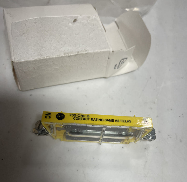 NEW ALLEN BRADLEY 700-CR6 CONTACT CARTRIDGE TYPE R RELAY N.C.